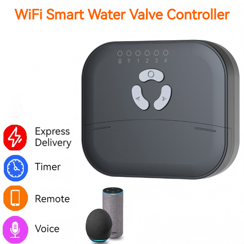 Smart Garden Zone - Pengontrol Penyiram Wi-Fi Pintar 4-Zona Pengatur