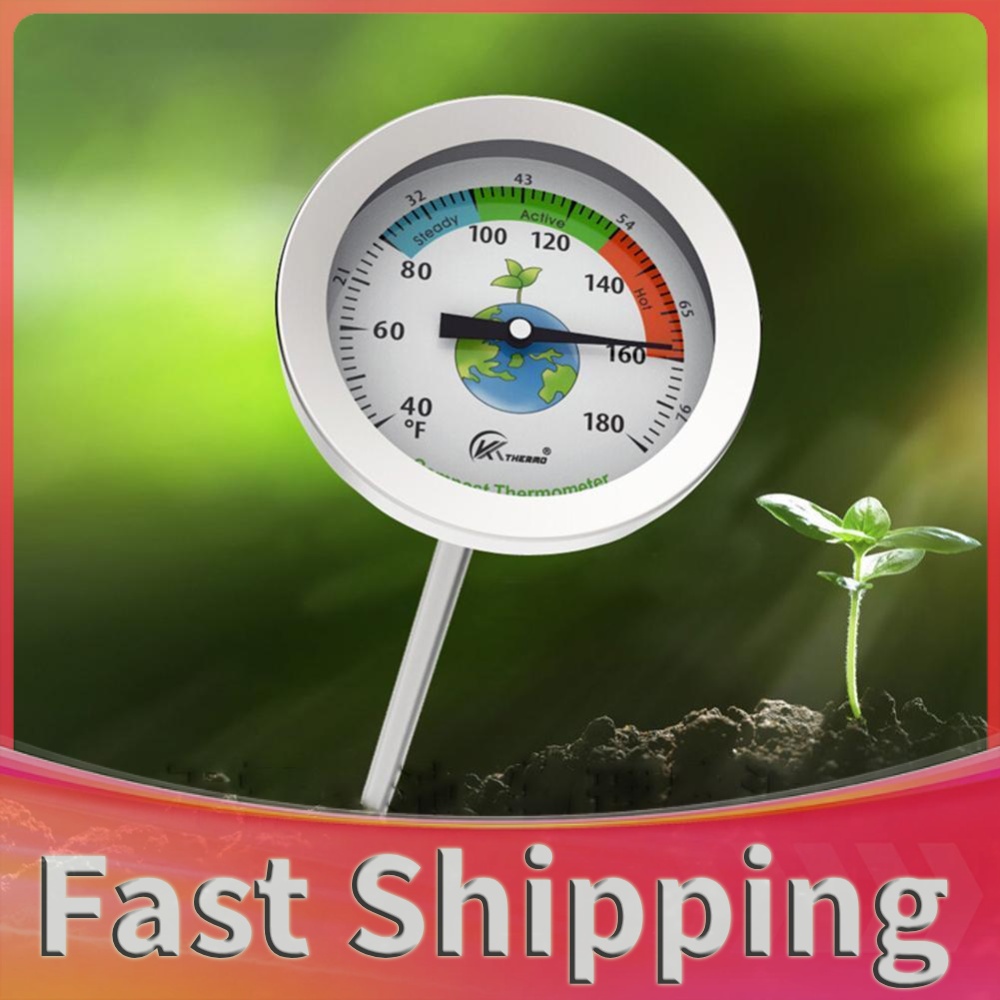 Garden Weather Station - Termometer Tanah Kompos dengan Probe Monitor