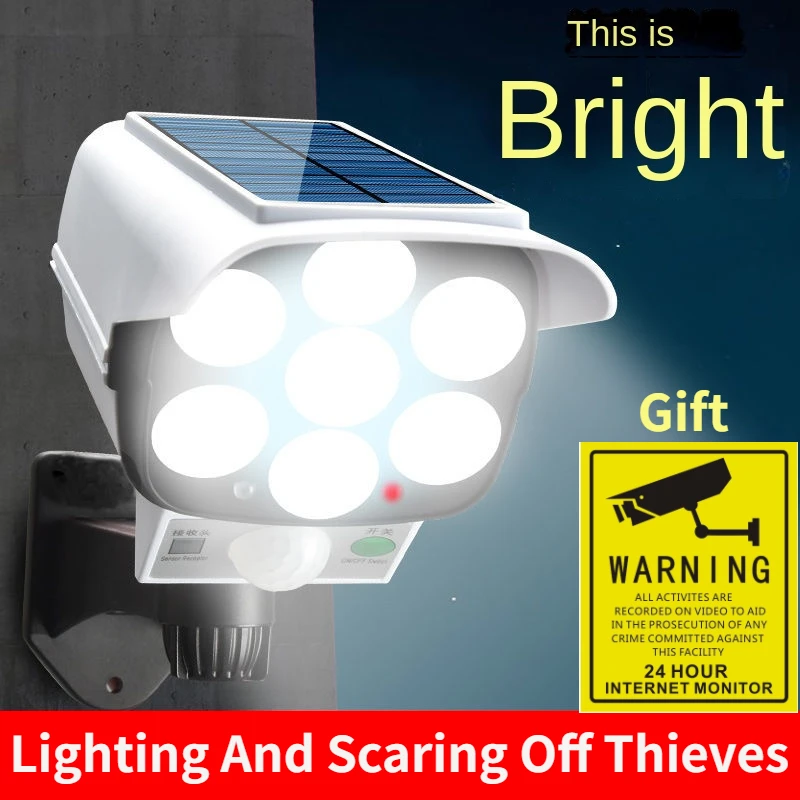 Smart Garden Solar Lights - Lampu LED 77 nirkabel luar ruangan,