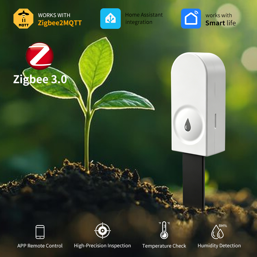 Smart Garden Zigbee - Pengukur Kelembaban Tanah Smart Zigbee 3.0,
