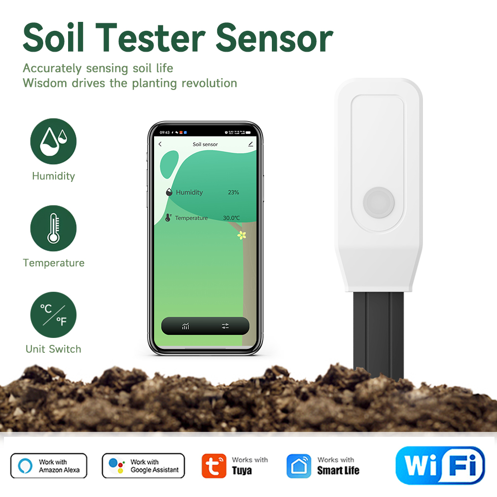 Smart Soil Sensor - Tuya Smart WiFi Soil Tester Sensor