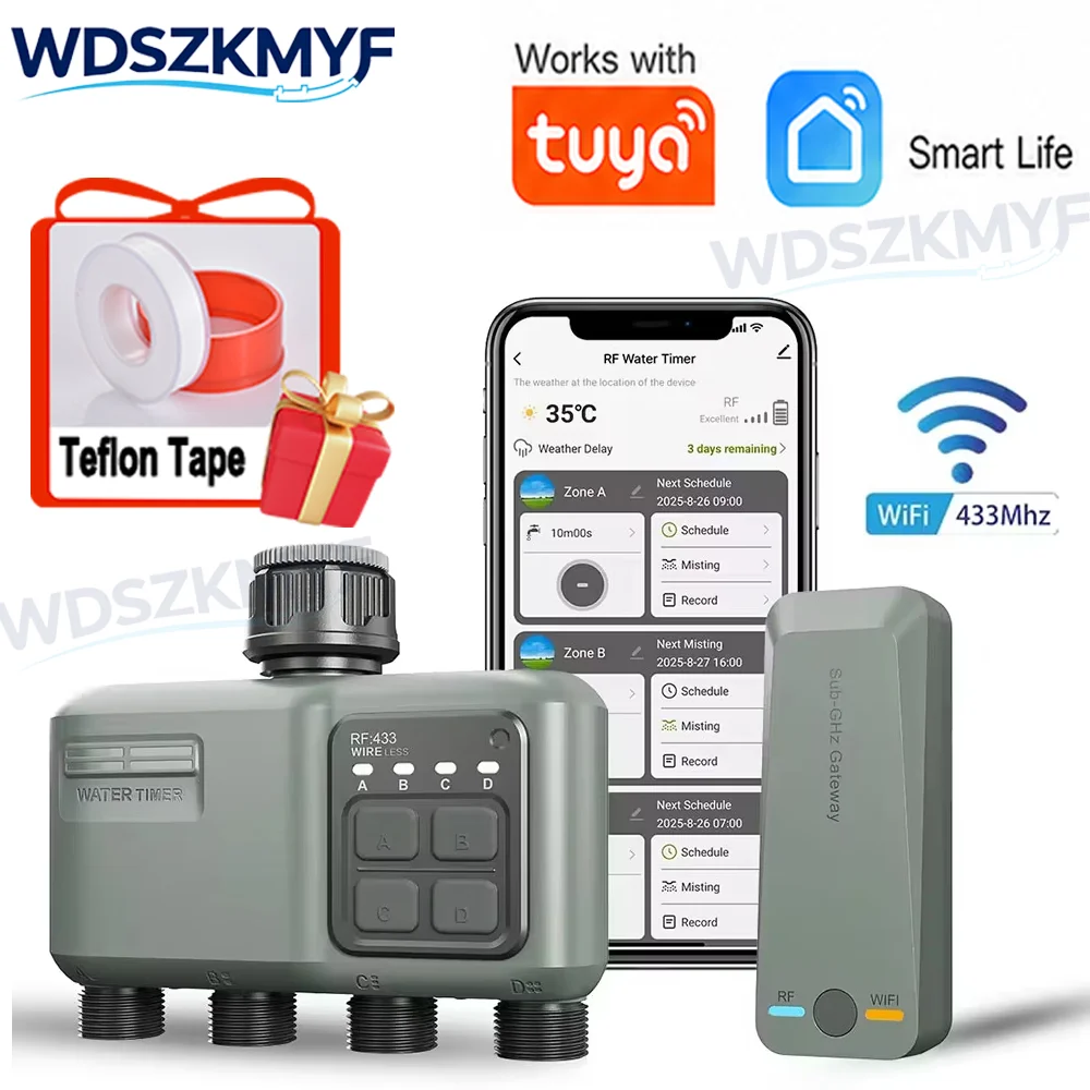 Smart Garden Tools - Pengatur Waktu Penyiraman Taman Pintar WiFi