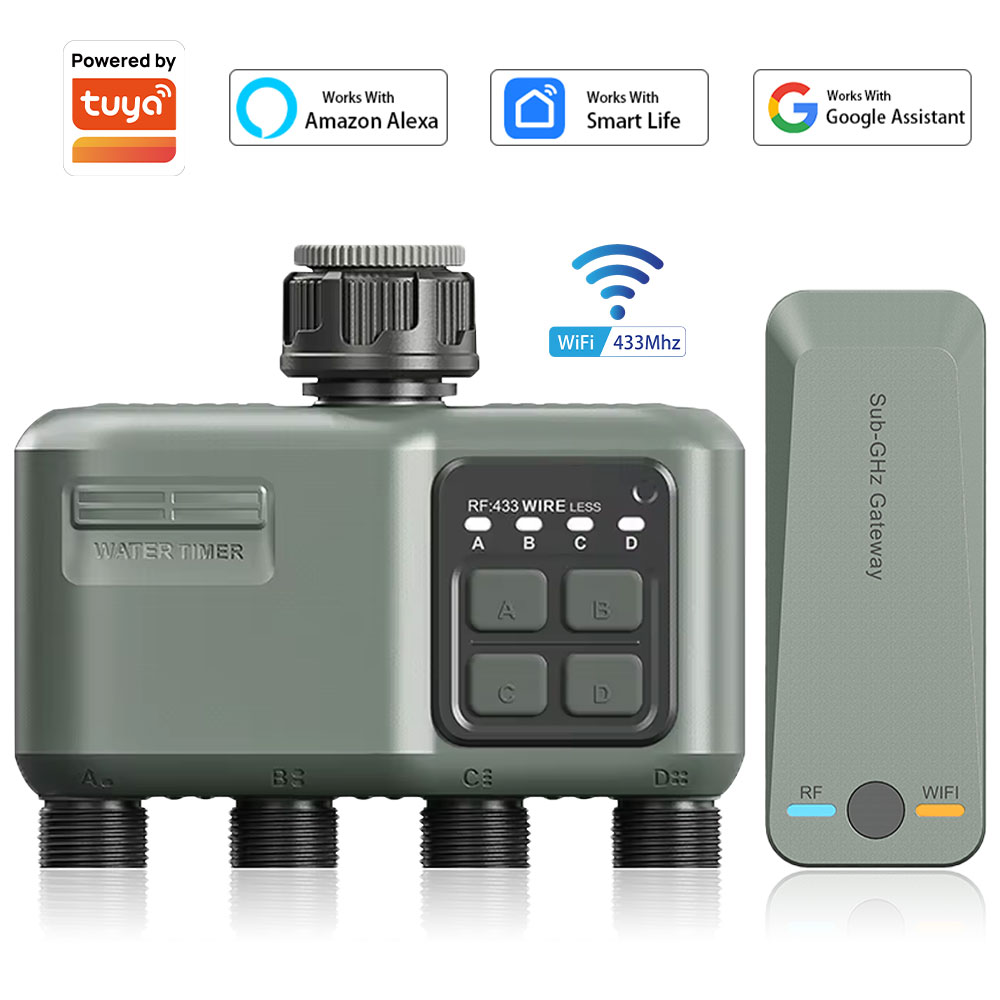 Smart Garden Project - Timer Air Digital 4 Outlet untuk