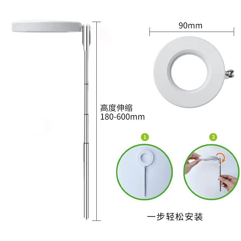 Lampu LED Angel Ring Dimmable  - Plant Grow Light Full Spectrum ulasan dan harga