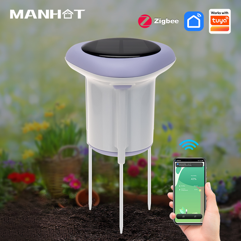 MANHOT Zigbee Smart Solar Soil - Smart Soil Sensor ulasan dan harga