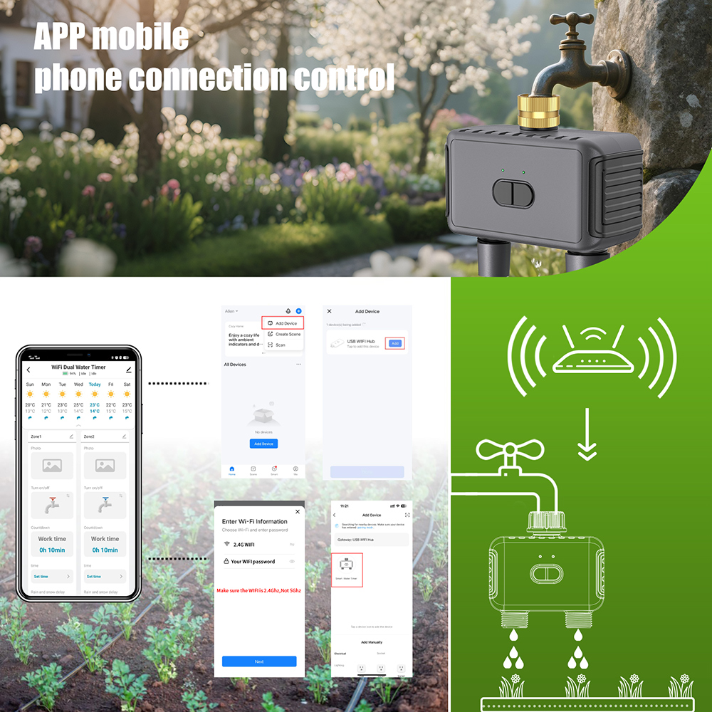 Timer Air Otomatis Wifi Selang - Smart Garden Project ulasan dan harga