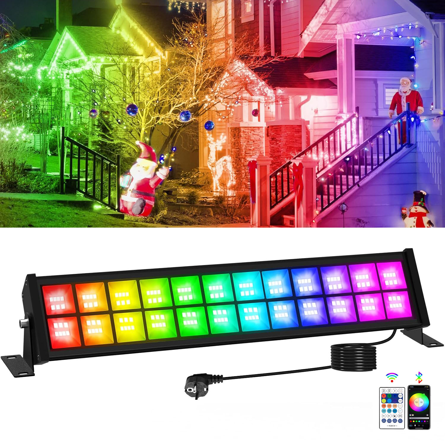 Lampu Sorot LED RGB 50/72W den - Smart Garden Uk ulasan dan harga