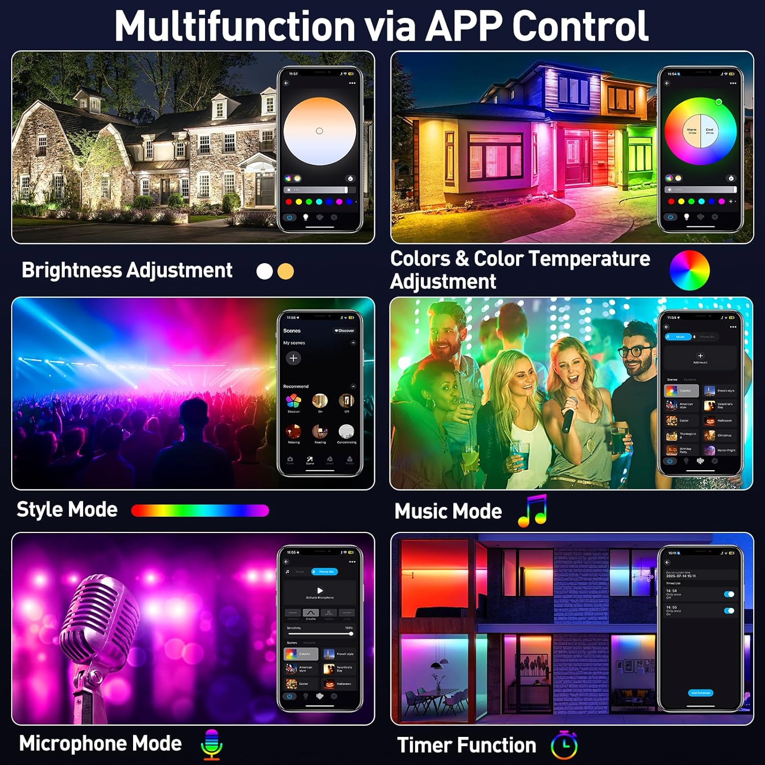Lampu Sorot LED RGB 50/72W den - Smart Garden Uk ulasan dan harga