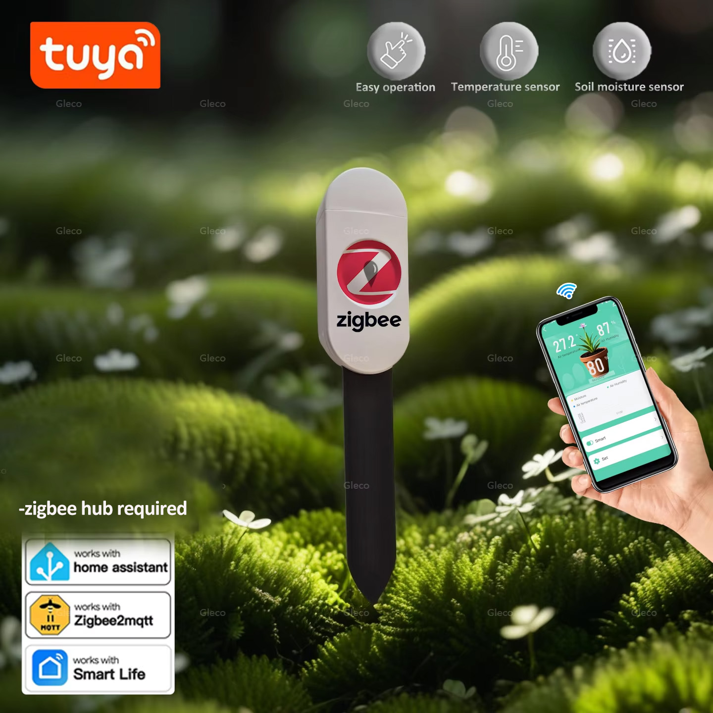 Tuya Smart Life Zigbee Alat Pe - Smart Garden Zigbee ulasan dan harga