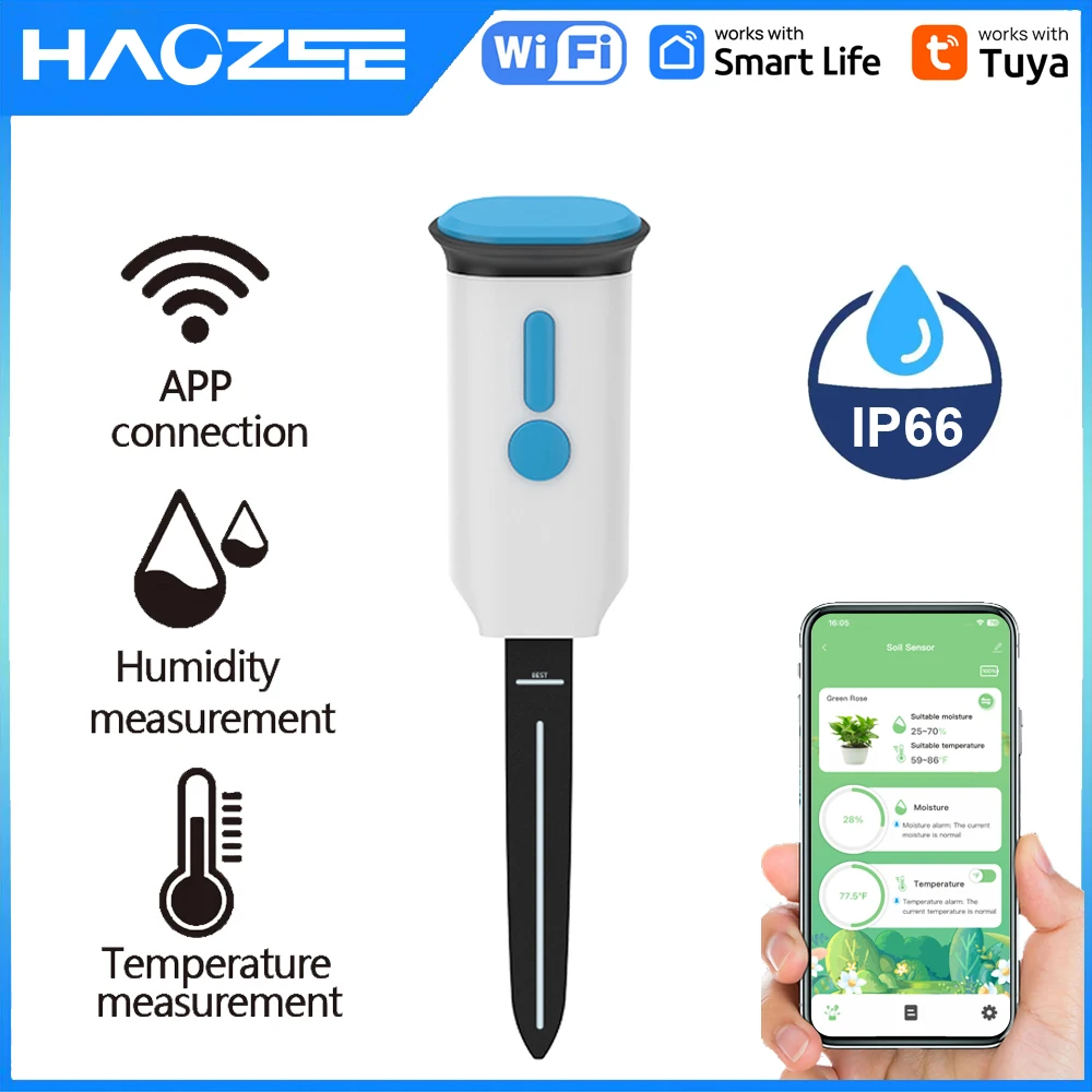 Haozee Tuya Detektor Sensor Ke - Smart Soil Sensor ulasan dan harga