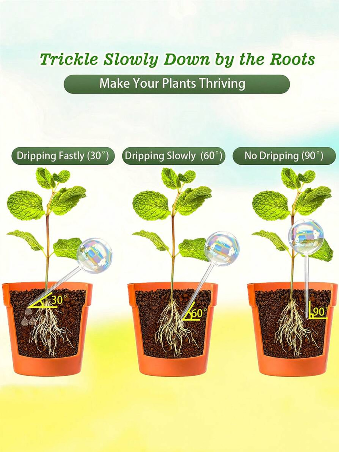 1/2/4pcs Sprinkler Penyiraman  - Smart Garden Project ulasan dan harga
