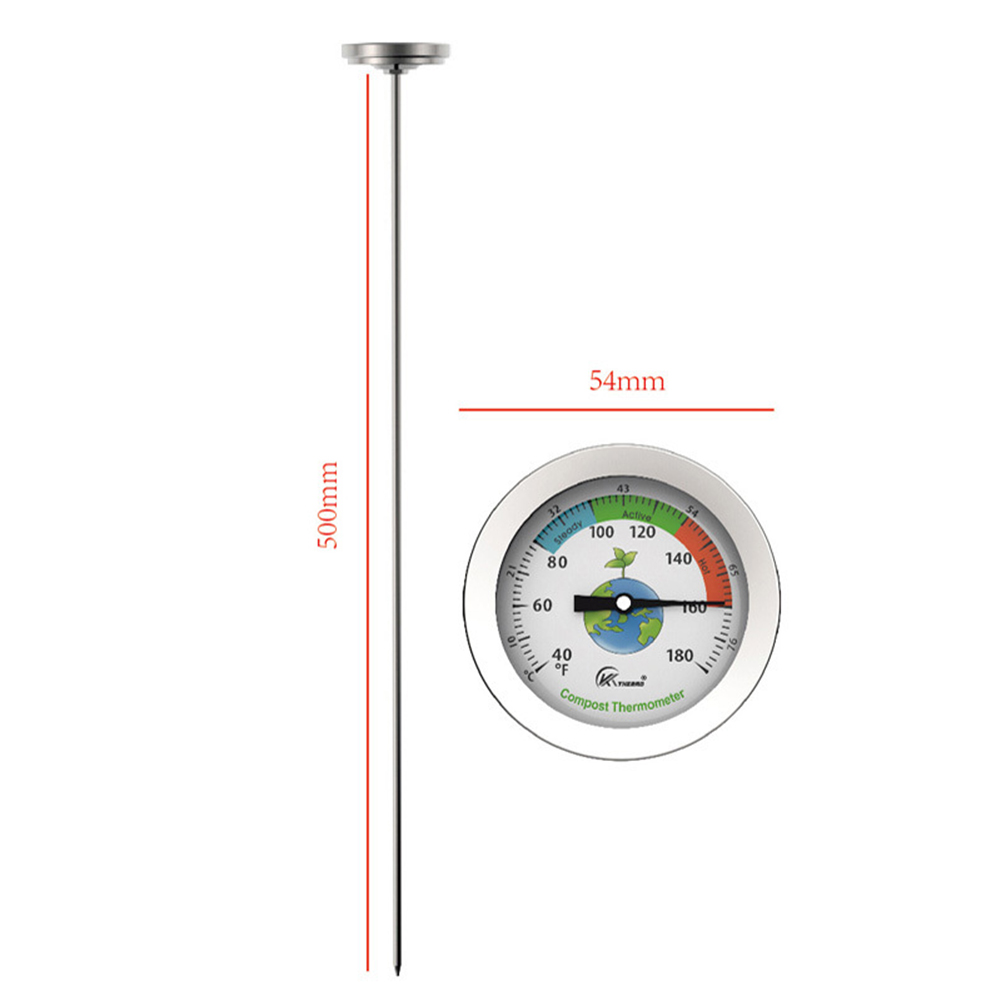 Termometer Tanah Kompos dengan - Garden Weather Station ulasan dan harga