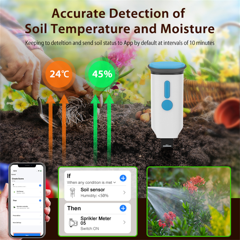 Sensor Tanah Pintar Tuya WiFi  - Smart Soil Sensor ulasan dan harga