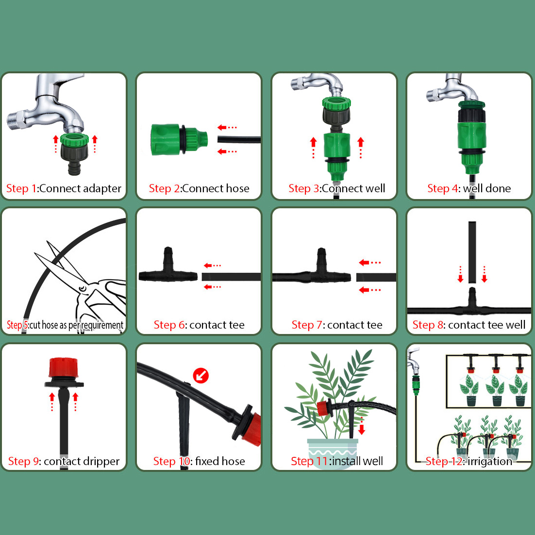 Rumah kaca 15M-30M DIY sistem  - Smart Garden Project ulasan dan harga