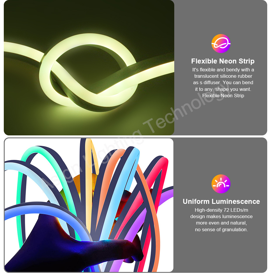 Lampu Neon LED RGB Pintar deng - Smart Garden Uk ulasan dan harga