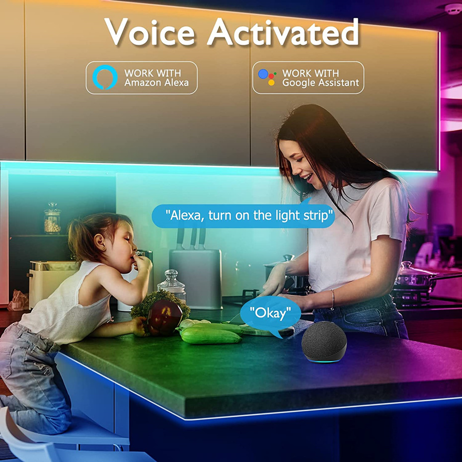 Lampu Neon LED RGB Pintar deng - Smart Garden Uk ulasan dan harga