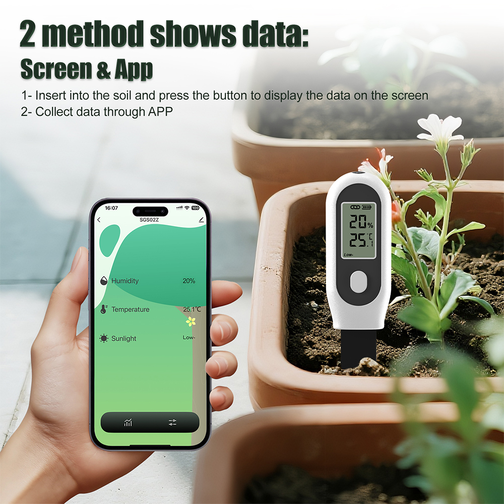 Pengukur Tanah 3 in 1 Zigbee S - Smart Garden Zigbee ulasan dan harga