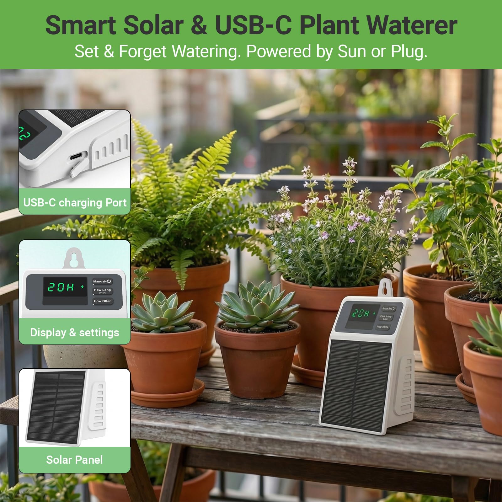 Sistem Irigasi Tetes Tenaga Su - Smart Garden Project ulasan dan harga
