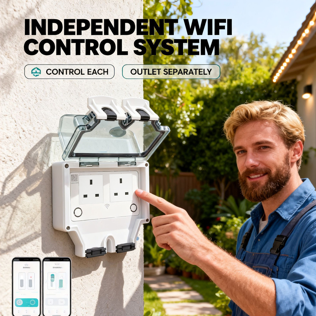 Stopkontak Luar Ruangan Pintar - Smart Garden Uk ulasan dan harga