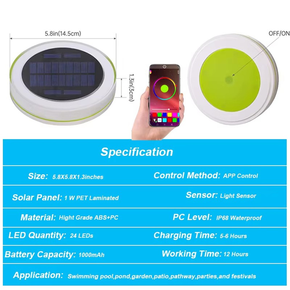 Lampu Apung Air LED Surya Luar - Smart Garden Solar Lights ulasan dan harga