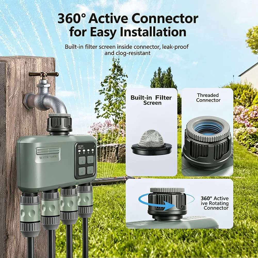 Pengatur Waktu Penyiraman Tama - Smart Garden Tools ulasan dan harga