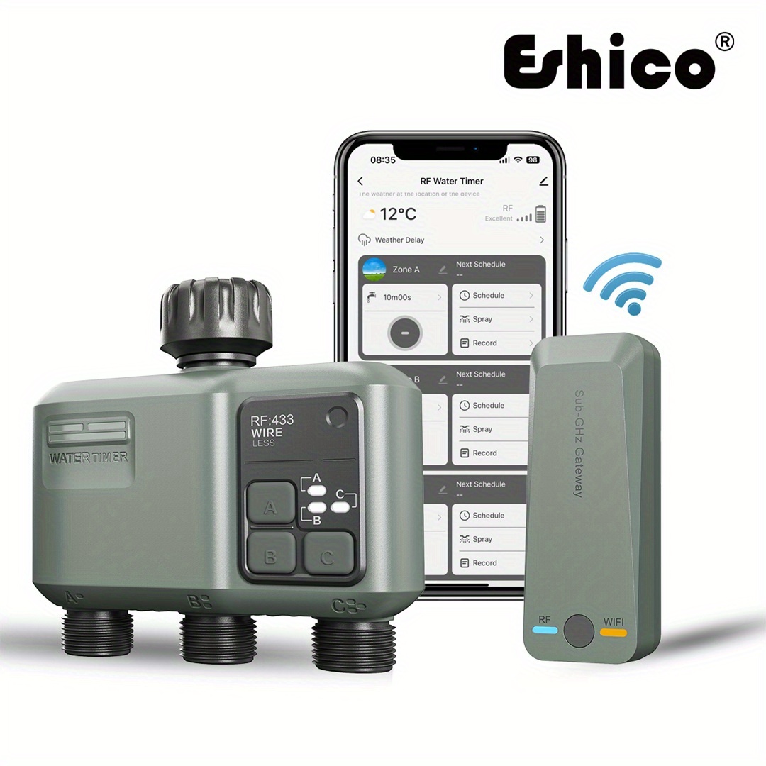 Timer Penyiram Cerdas Eshico:  - Smart Garden Zone ulasan dan harga
