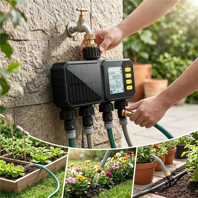 Pengatur Waktu Penyiraman Wifi - Smart Garden Zone ulasan dan harga