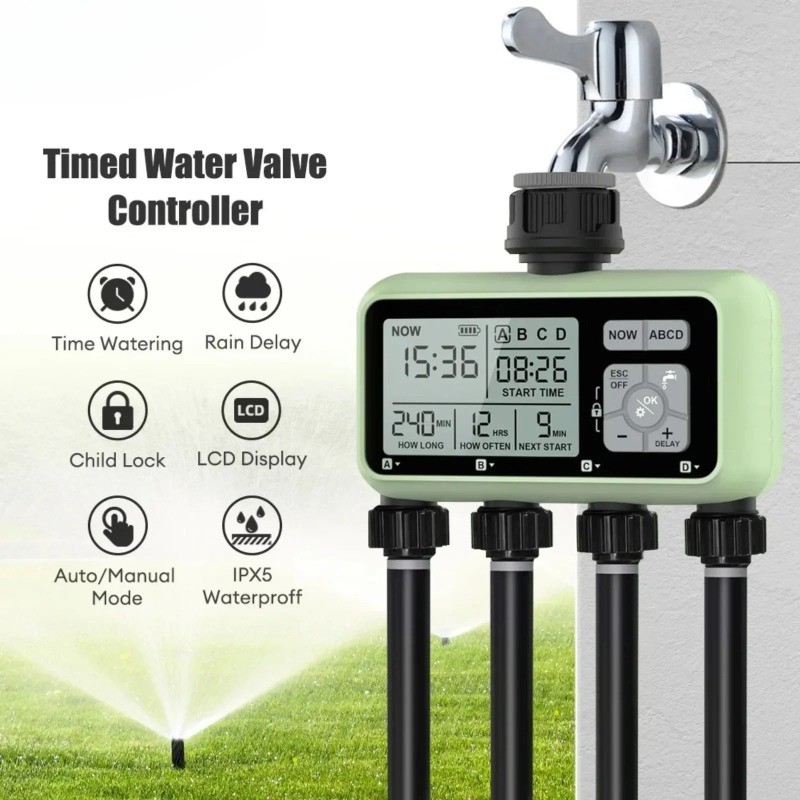 Timer Penyiraman Taman Digital - Smart Garden Project ulasan dan harga
