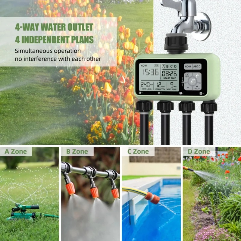 Timer Penyiraman Taman Digital - Smart Garden Project ulasan dan harga