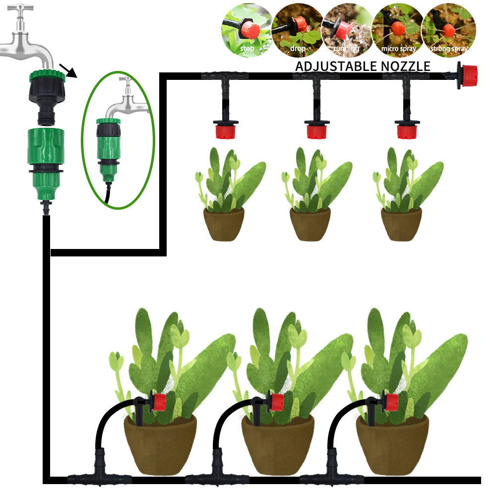 Sistem irigasi tetes mikro por - Smart Garden Project ulasan dan harga